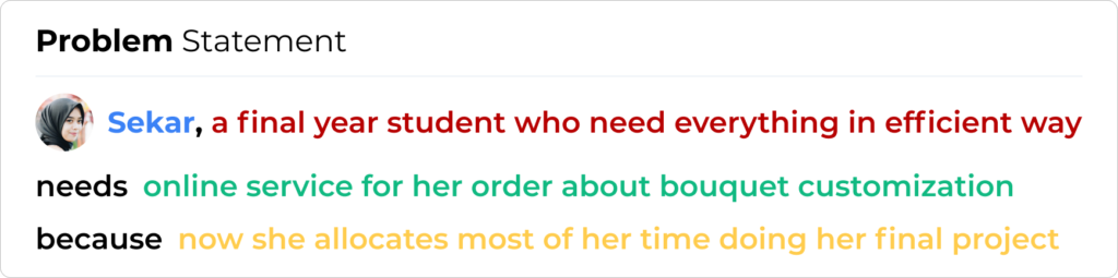 problem statement puspita florist app